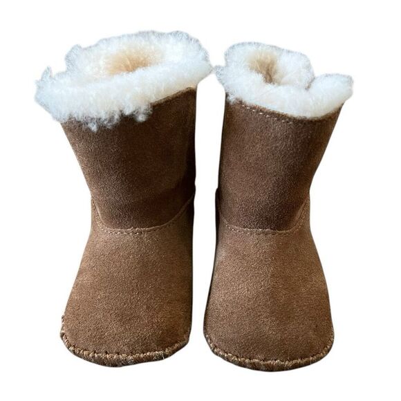 UGG Other - UGG Australia Toddler Caden Suede Shearling Winter Boot Chestnut Size 4/5